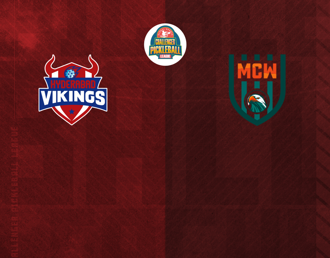 Match #15 of challenger pickleball league banner