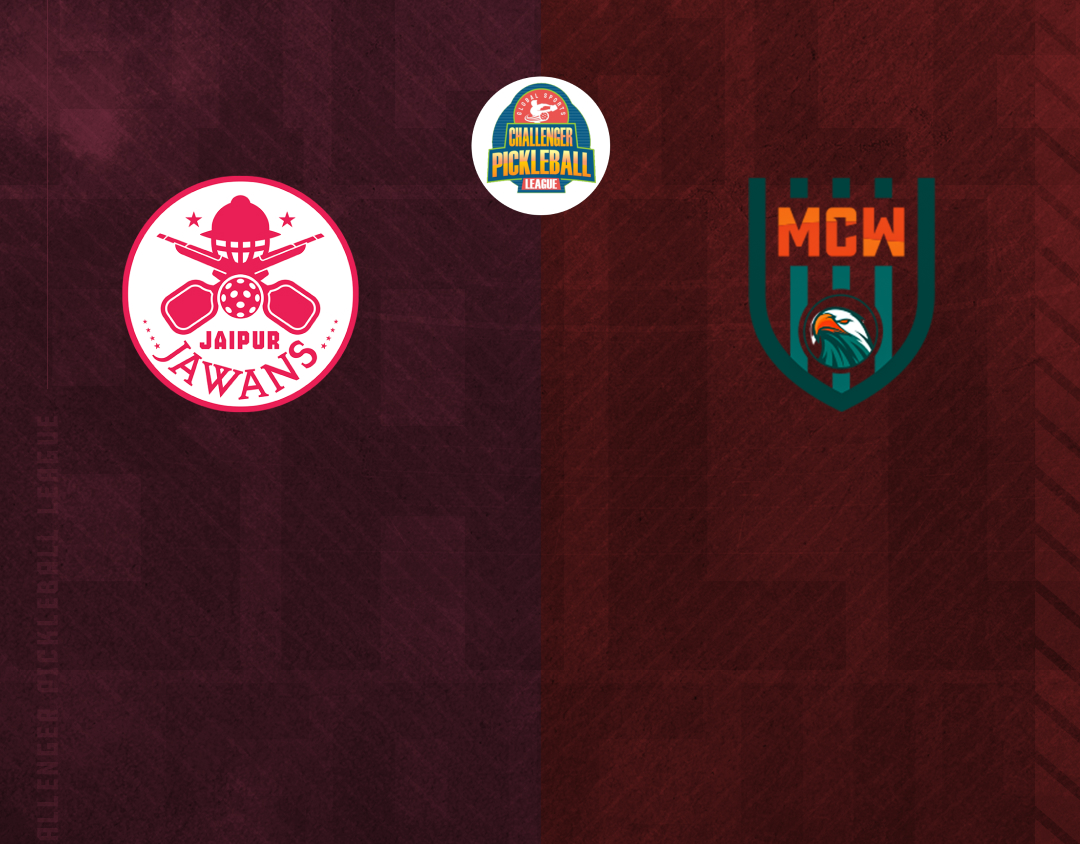 Match #18 of challenger pickleball league banner