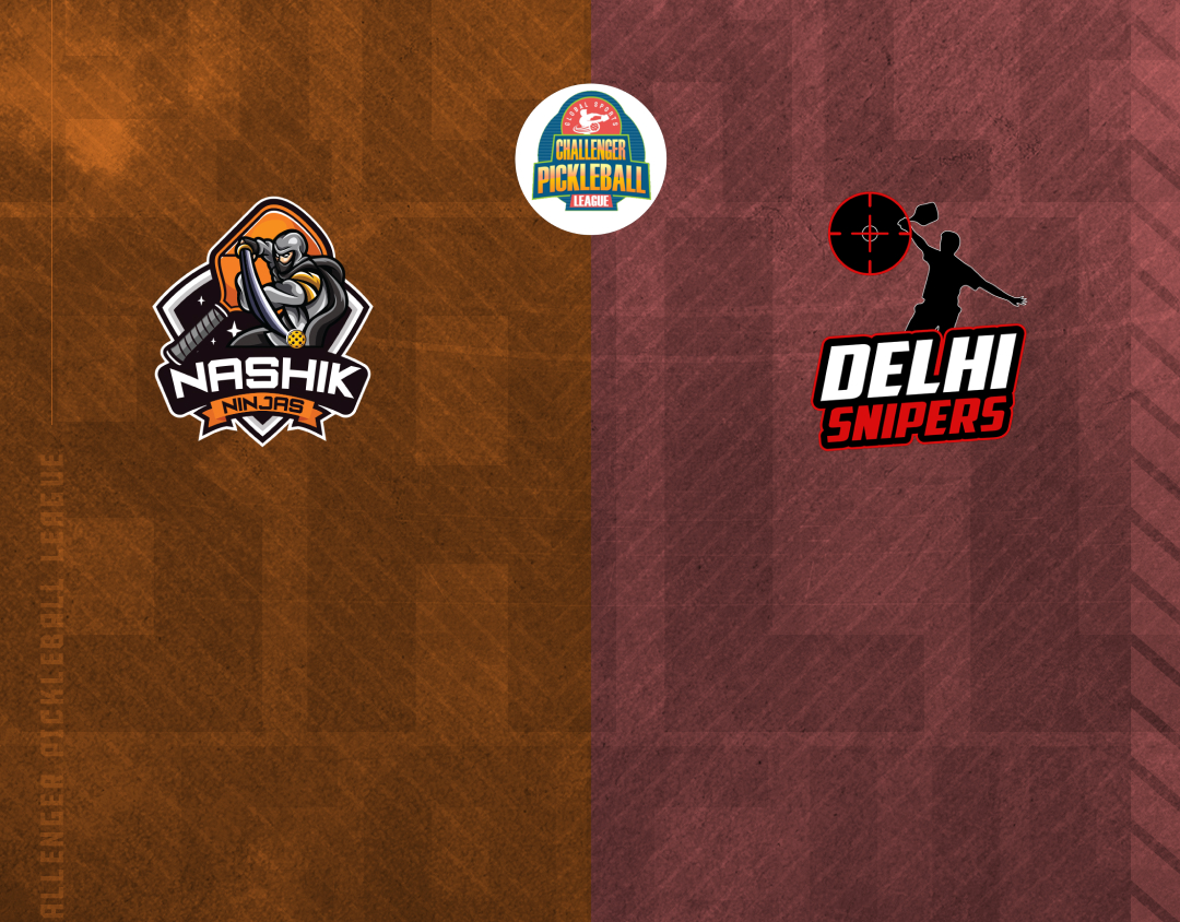 Match #20 of challenger pickleball league banner