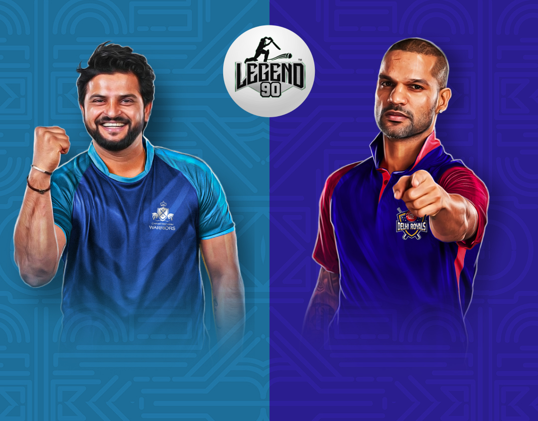 Match 1 of legend 90, 2025: chhattisgarh warriors vs delhi royals banner