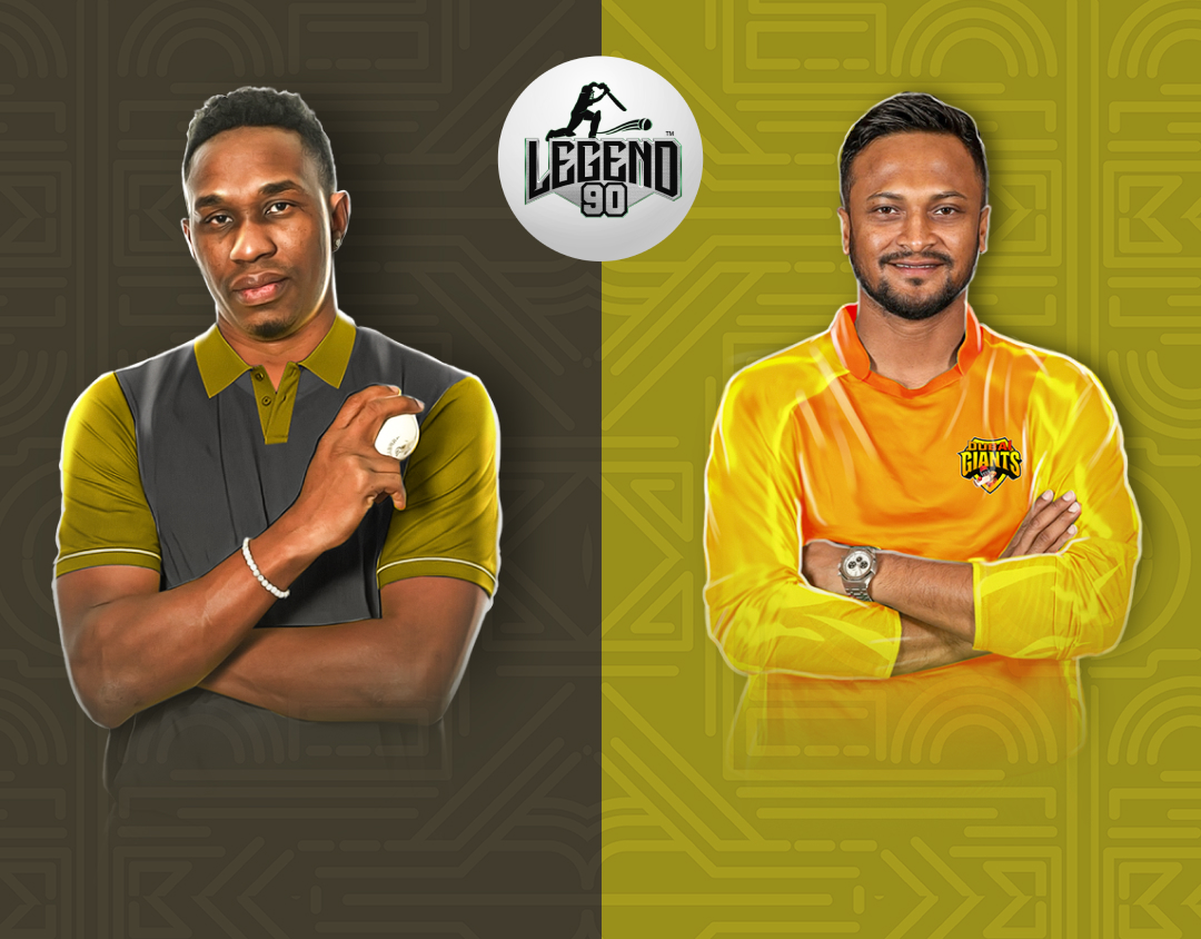 Match 2 of legend 90, 2025: rajasthan kings vs dubai giants banner
