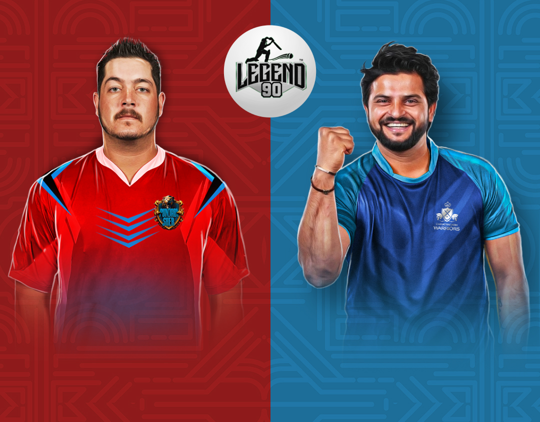 Match 13 of legend 90, 2025: punjabi sher vs chhattisgarh warriors banner
