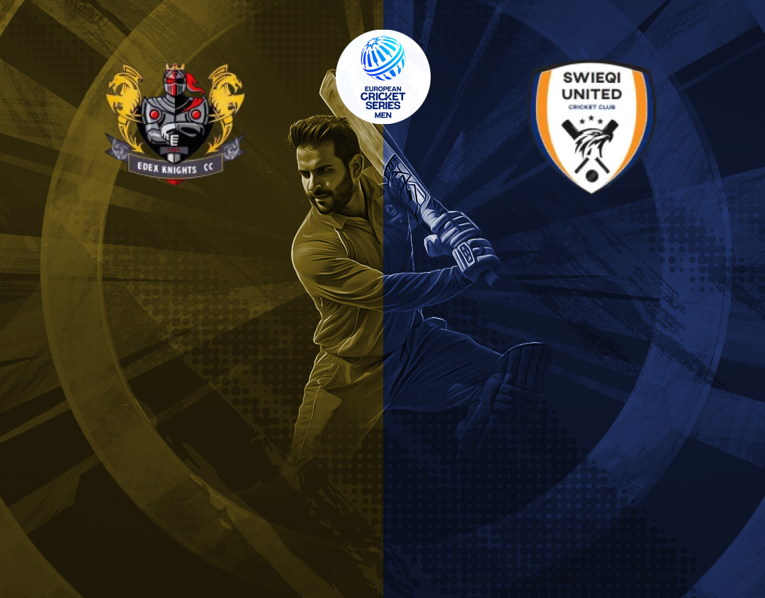  Of ecs malta, 2025: edex knights vs swieqi united banner