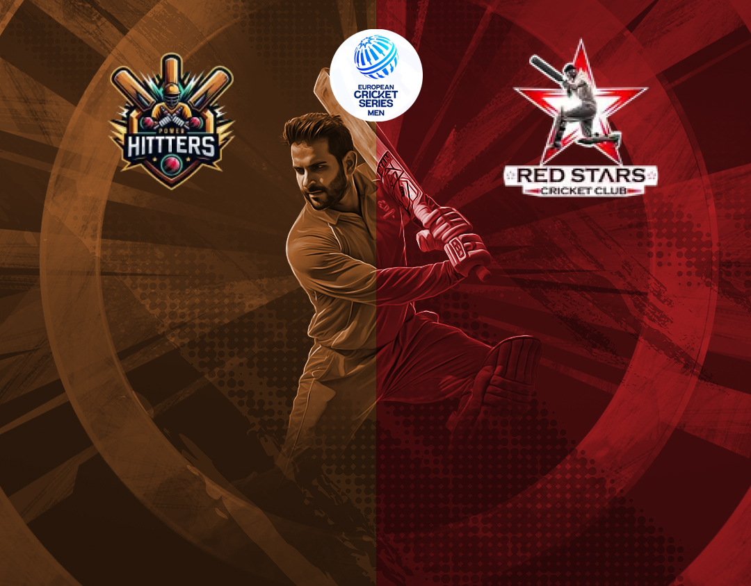  Of ecs malta, 2025: power hitters vs red stars banner