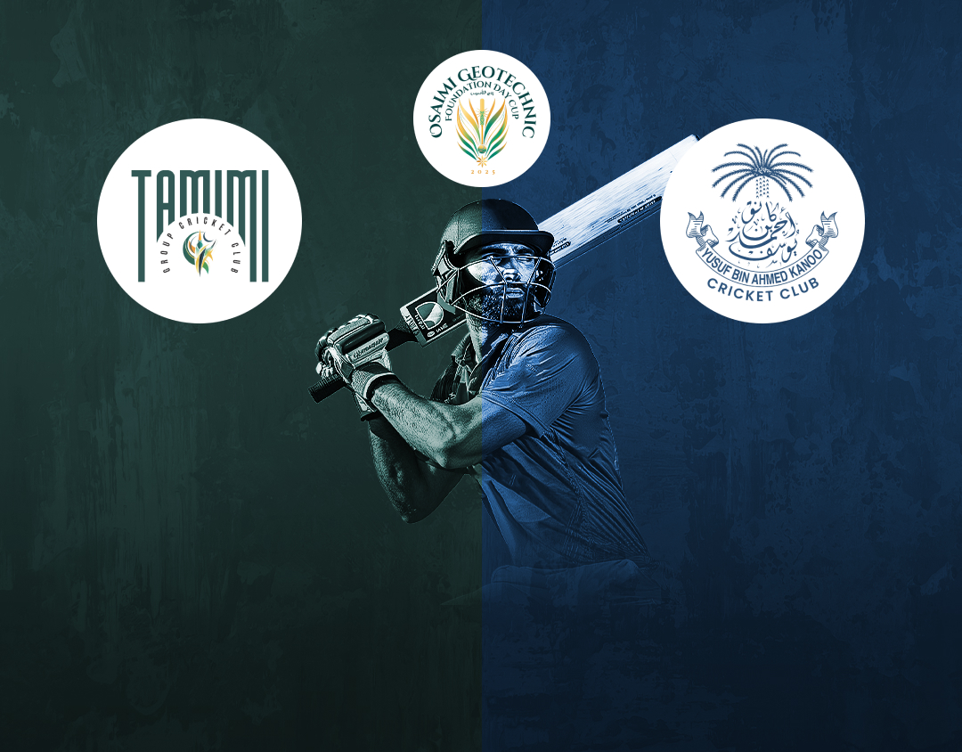 Match 4 of saudi foundation t20 cup, 2025: tamimi group vs kanoo strikers banner