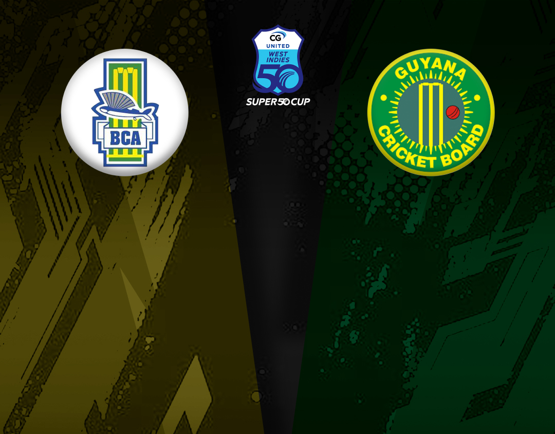 Match 1 of cg united women's super50 cup, 2025: barbados women vs guyana women banner
