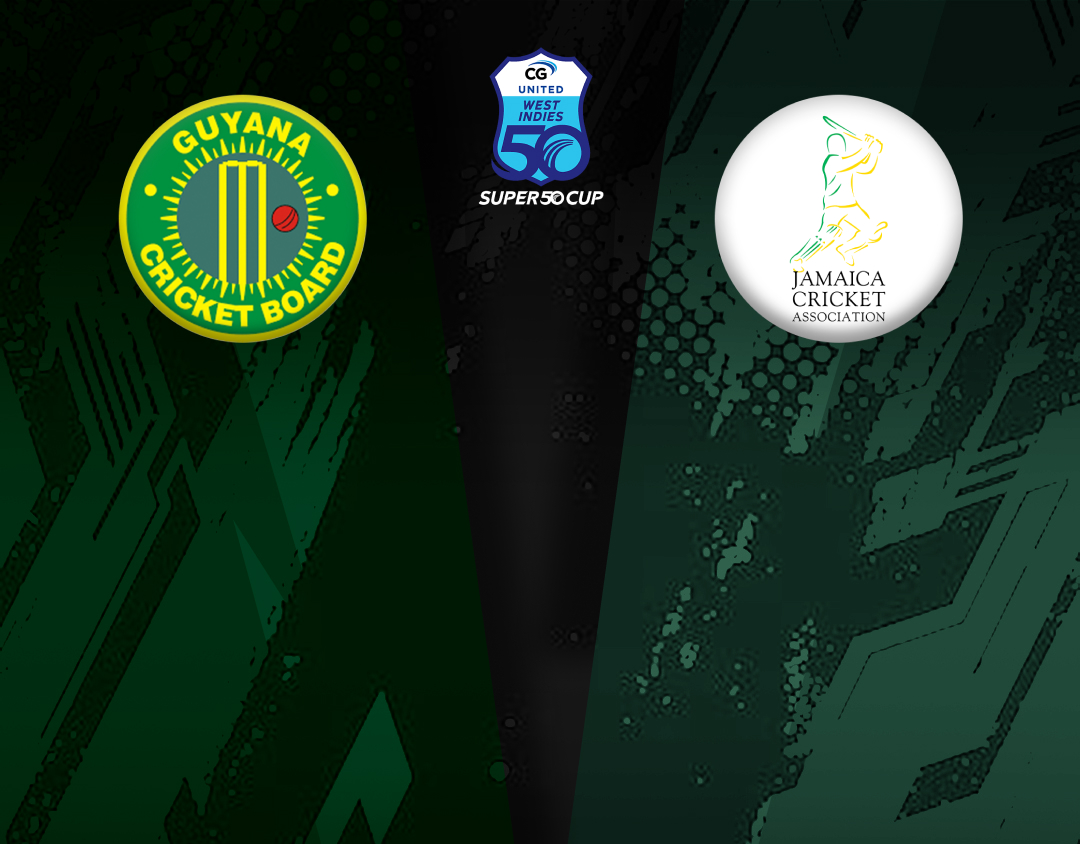 3rd place play-off of cg united women's super50 cup, 2025: guyana women vs jamaica women banner