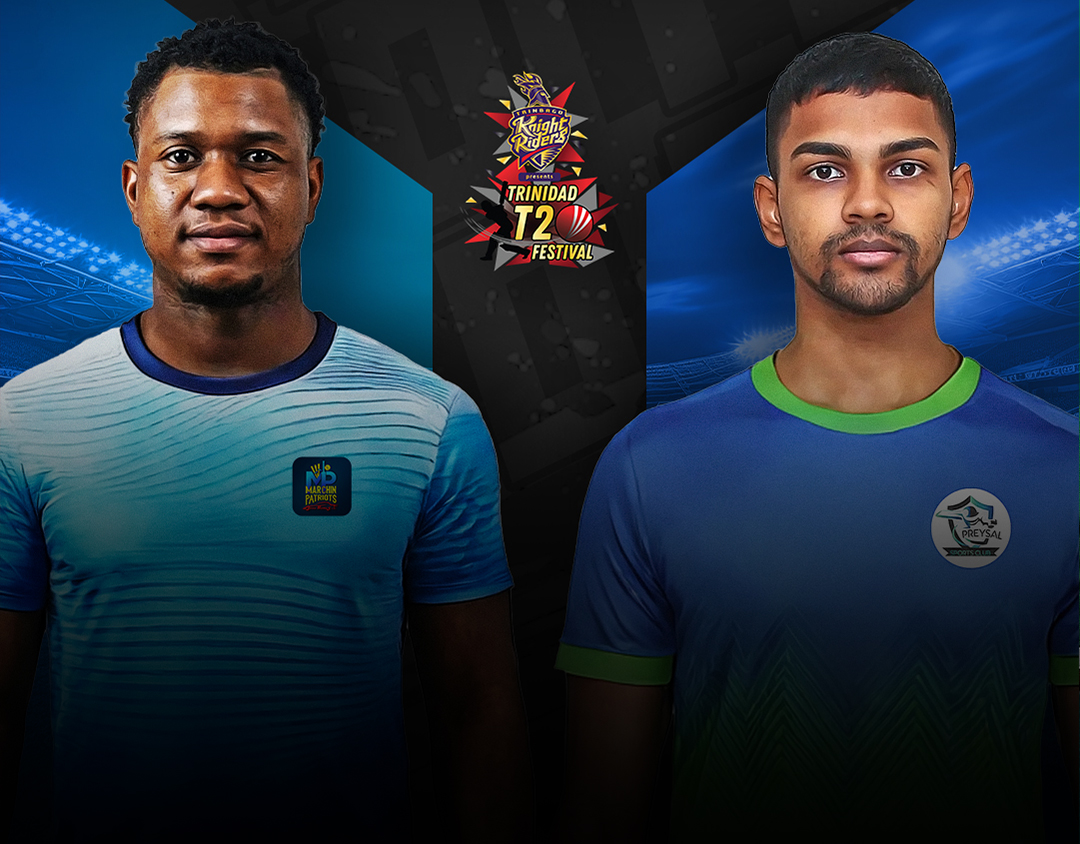 Match 9 of trinidad t20 festival 2025: bess motors marchin patriots vs preysal sc banner