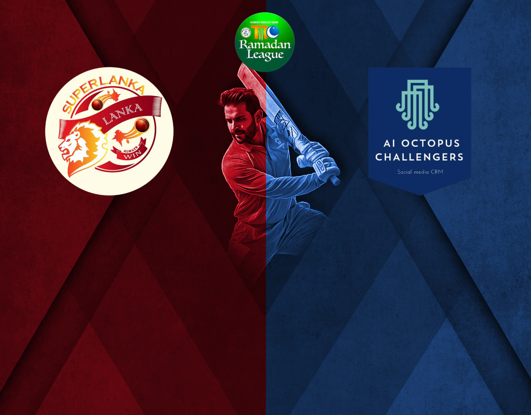 Match 1 of kcc t10 anjum raza shah ramadan trophy, 2025: super lanka vs ai octopus challengers banner