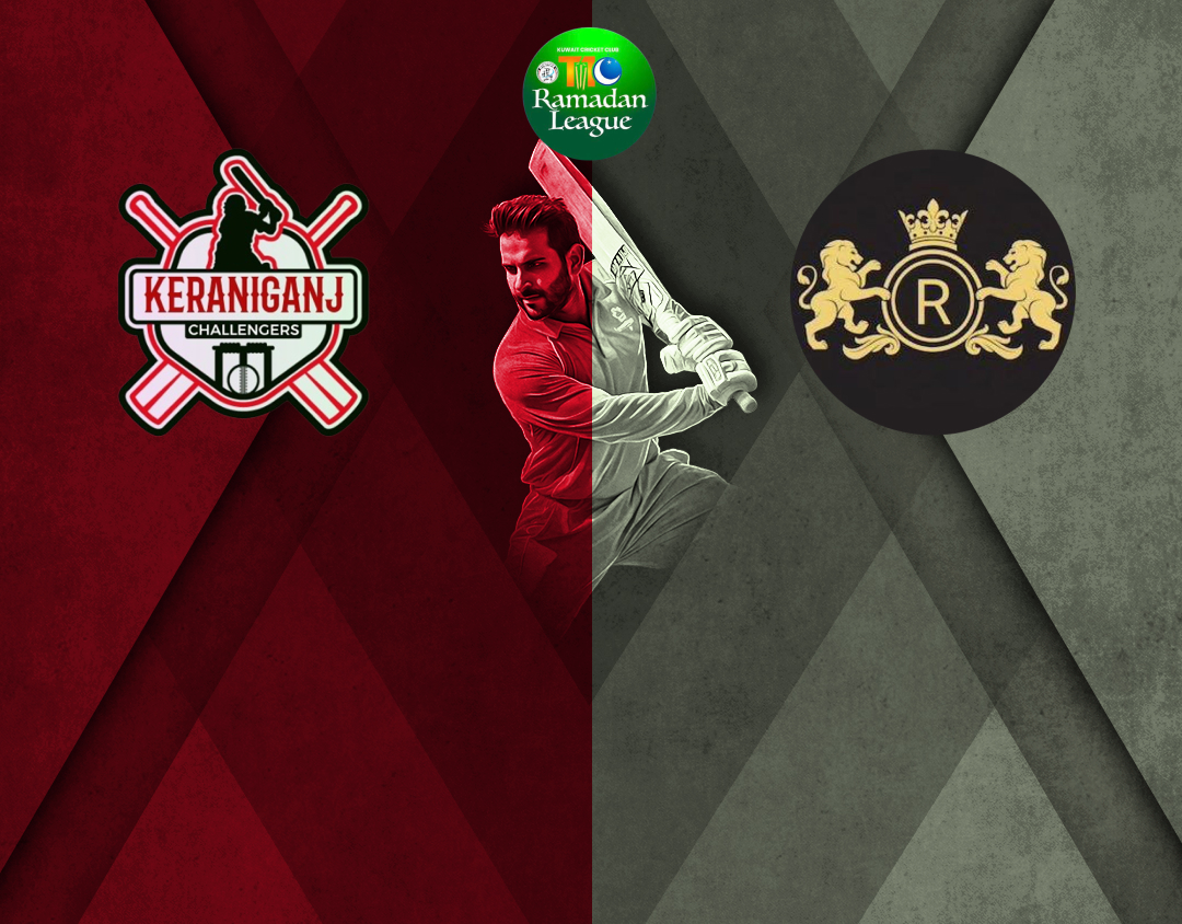 Match 19 of kcc t10 anjum raza shah ramadan trophy, 2025: keraniganj challengers vs royal lions banner