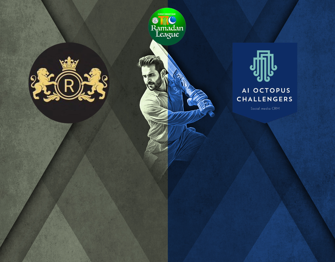 Match 24 of kcc t10 anjum raza shah ramadan trophy, 2025: royal lions vs ai octopus challengers banner