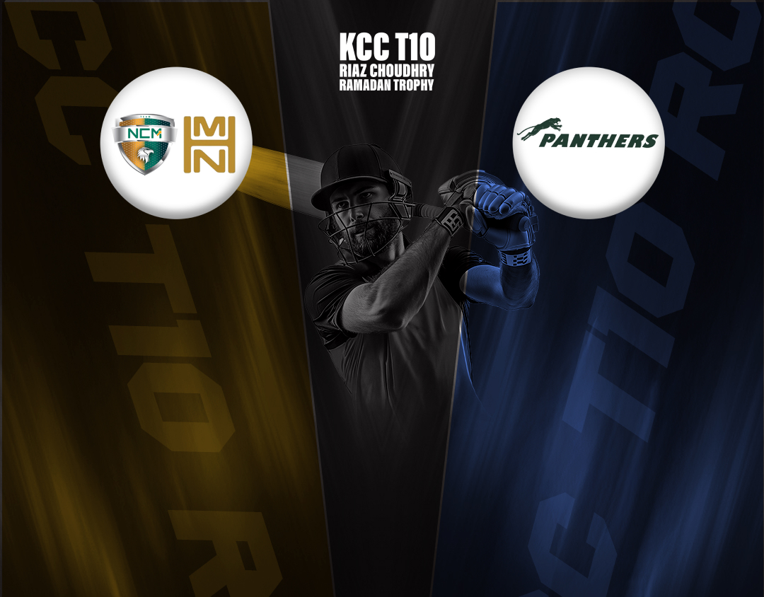 Match 6 of kcc t10 riaz choudhry ramadan trophy, 2025: al hajery team xi vs ace krm panthers banner