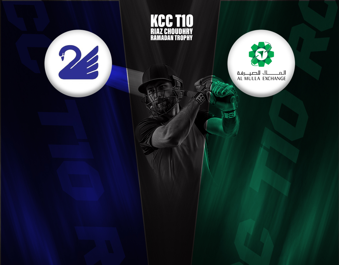 Match 7 of kcc t10 riaz choudhry ramadan trophy, 2025: kuwait swedish vs al mulla exchange banner