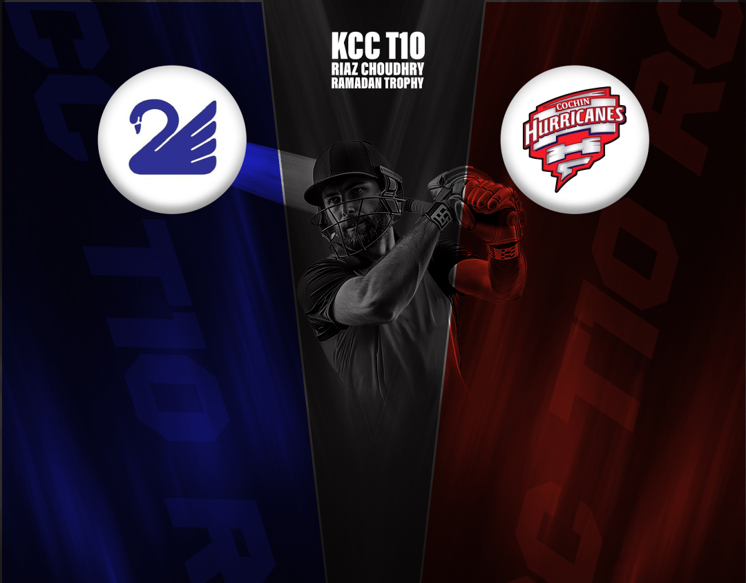 Match 10 of kcc t10 riaz choudhry ramadan trophy, 2025: kuwait swedish vs cochin hurricanes banner