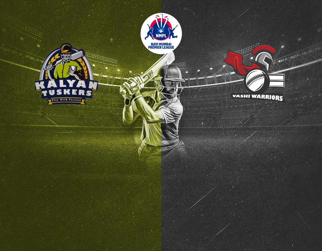 Match 7 of navi mumbai premier league t20, 2025: kalyan tuskers vs vashi warriors banner