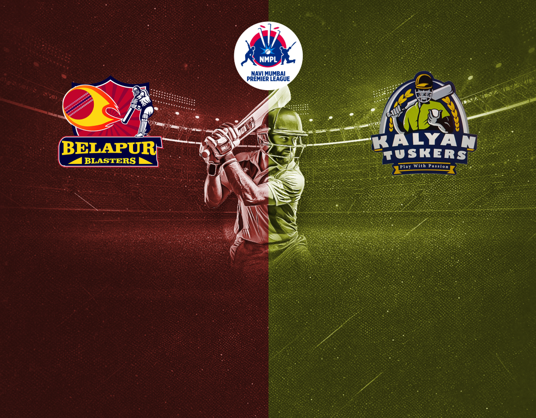 Match 18 of navi mumbai premier league t20, 2025: belapur blasters vs kalyan tuskers banner