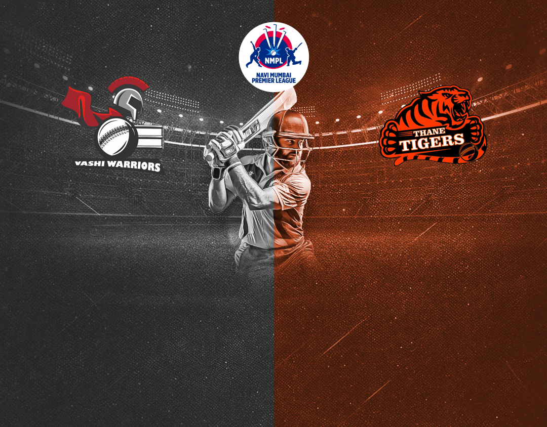 2nd semi-final of navi mumbai premier league t20, 2025: vashi warriors vs thane tigers banner