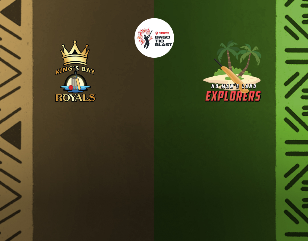 Match 17 of dream11 bago t10 blast, 3rd edition, 2025: kings bay royals vs no mans land explorers banner