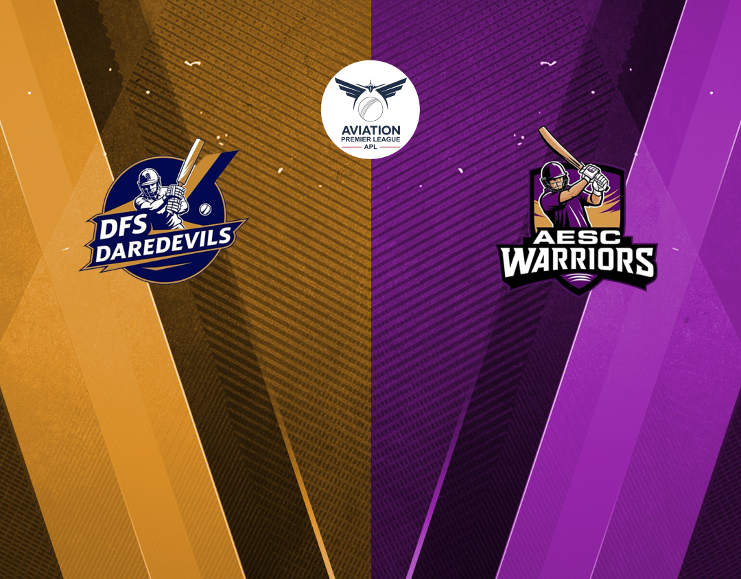  Of tbcpl10 aviation premier league: aesc warriors vs dfs daredevils banner