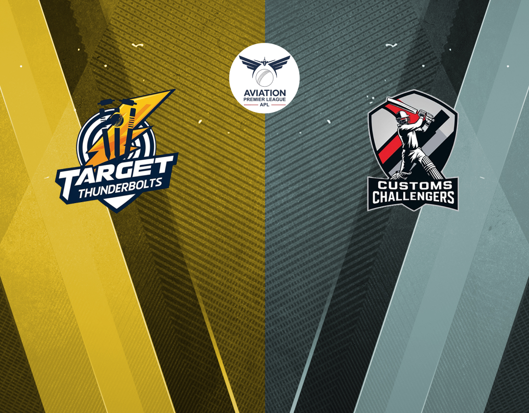  Of tbcpl10 aviation premier league: customs challengers vs target thunderbolts banner
