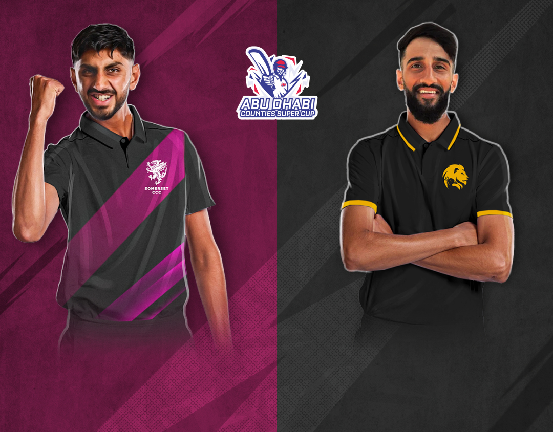 Match 1 of abu dhabi t20 counties super cup, 2025: somerset vs south asian cricket academy banner