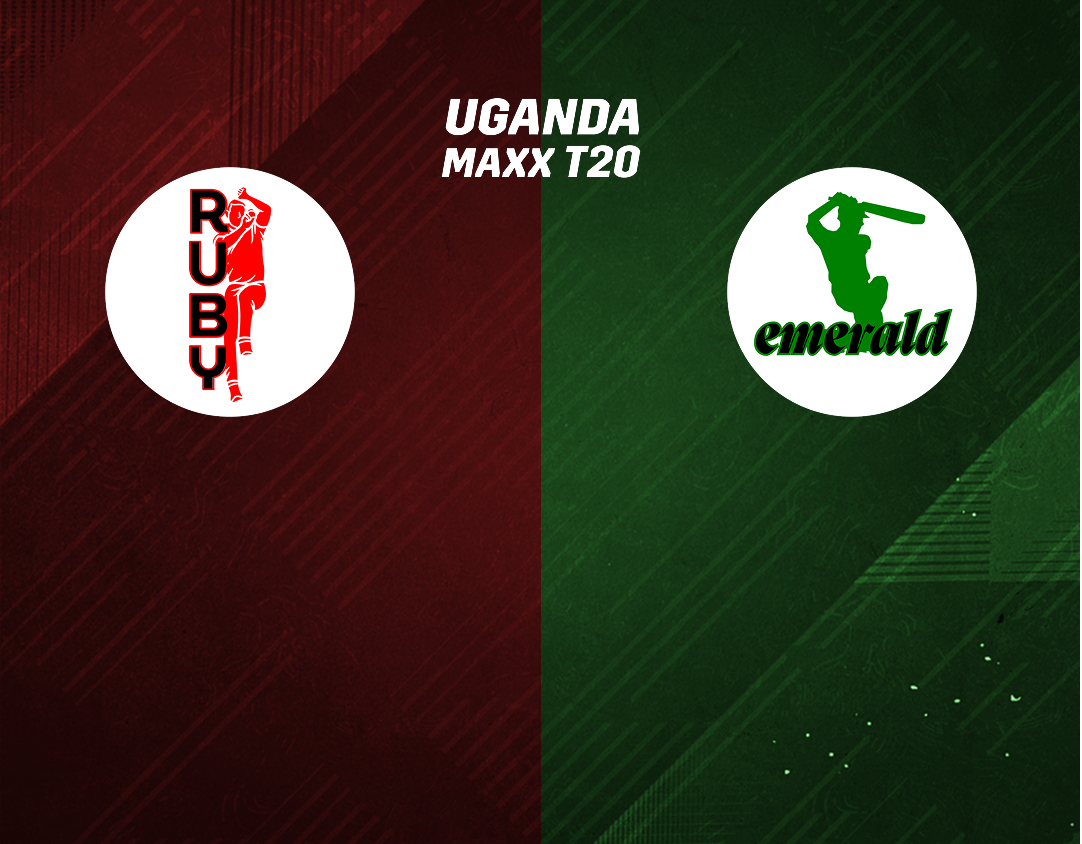 1st semi-final of uganda maxx t20, 2025: emerald vs ruby banner