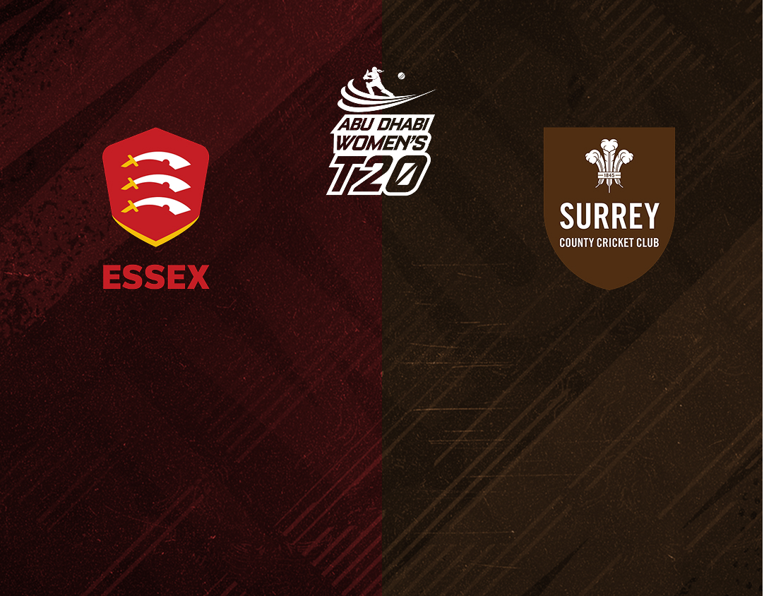 Match 5 of abu dhabi women's t20 counties super cup, 2025: essex women vs surrey women banner