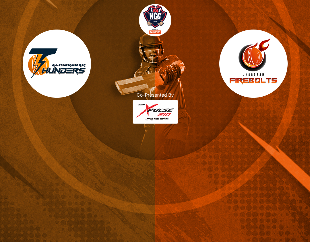2nd semi-final of kolkata ncc t20: jhargram firebolts vs alipurduar thunders banner