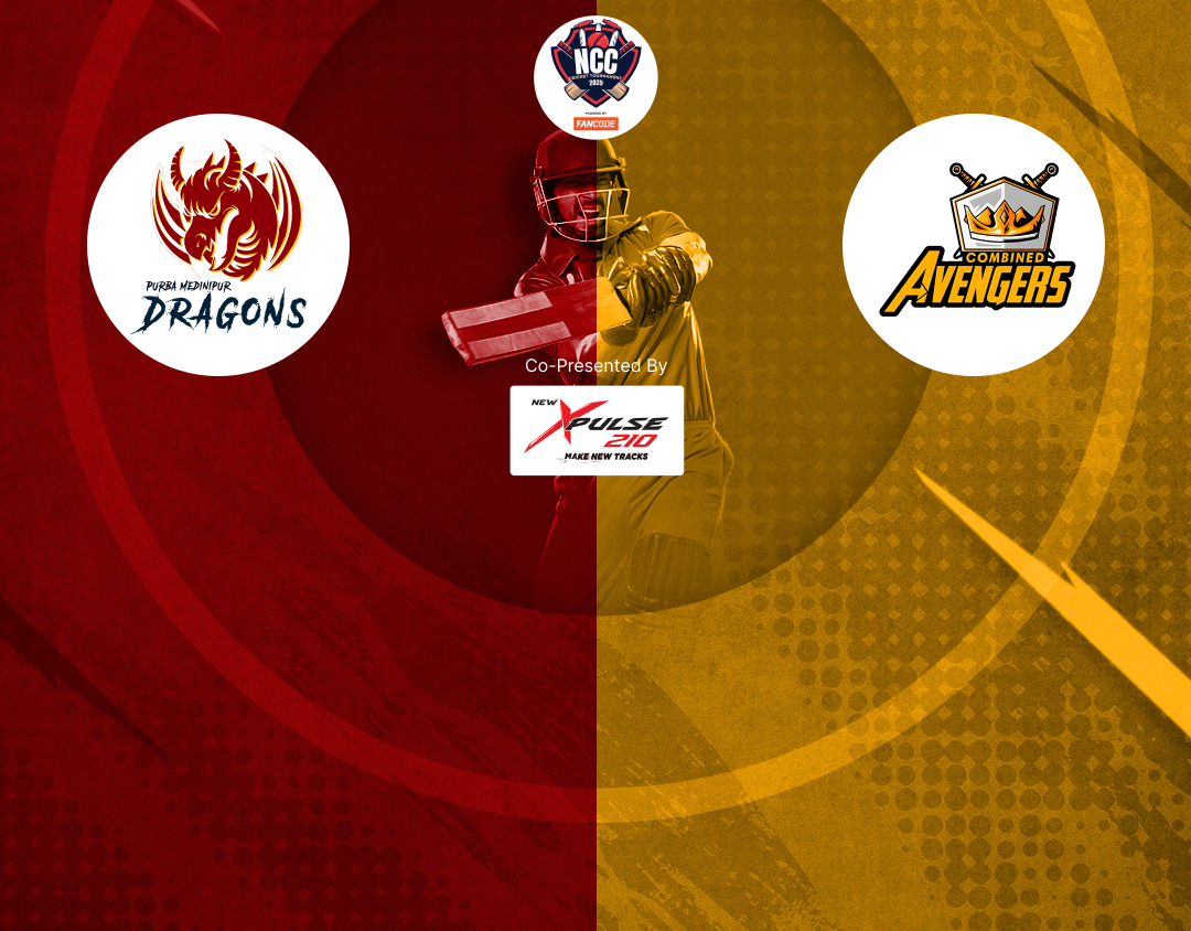 1st semi-final of kolkata ncc t20: purba medinipur dragons vs combined avengers banner