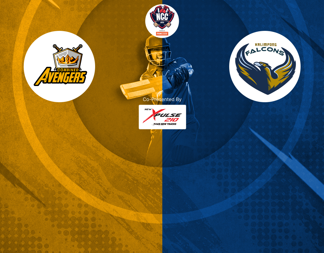 Match 18 of kolkata ncc t20: combined avengers vs kalimpong falcons banner