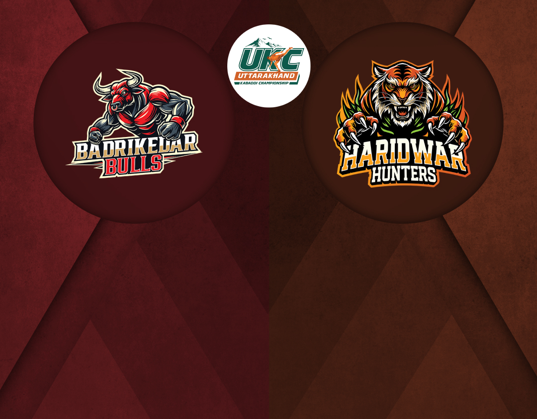 Match #12 of uttarakhand kabaddi championship banner