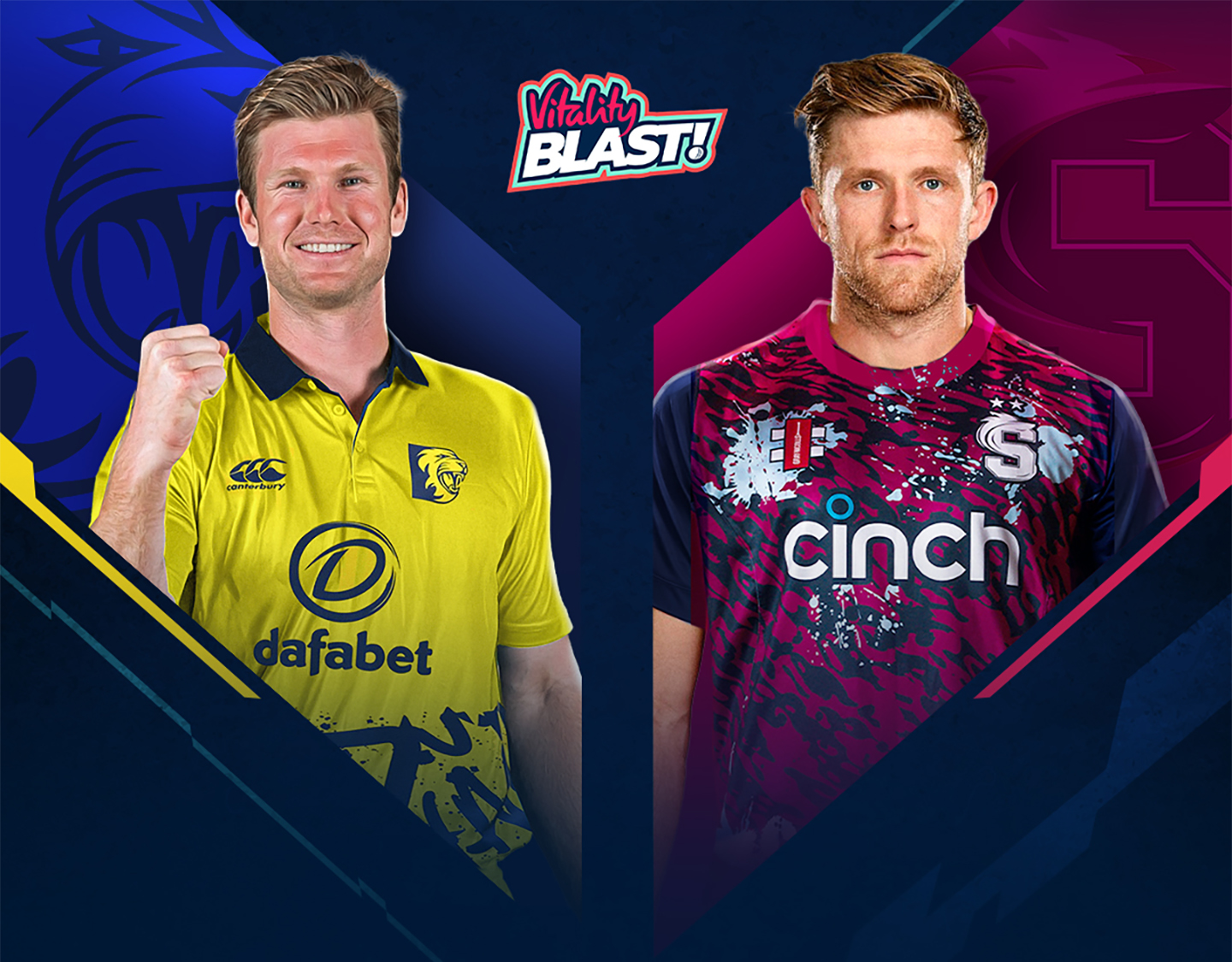 Match 126 of vitality blast t20, 2025: durham vs northamptonshire banner