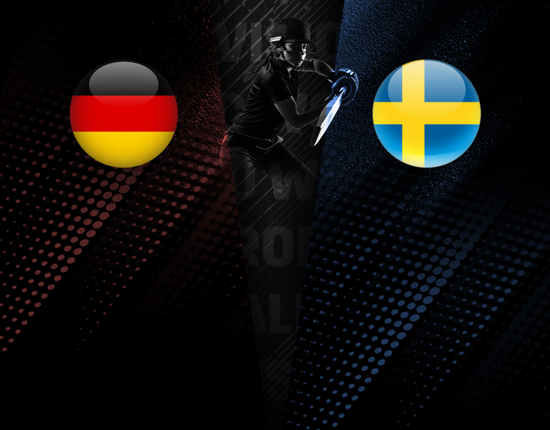 Match 12 of icc womens t20 world cup europe qualifier division: germany women vs sweden women banner