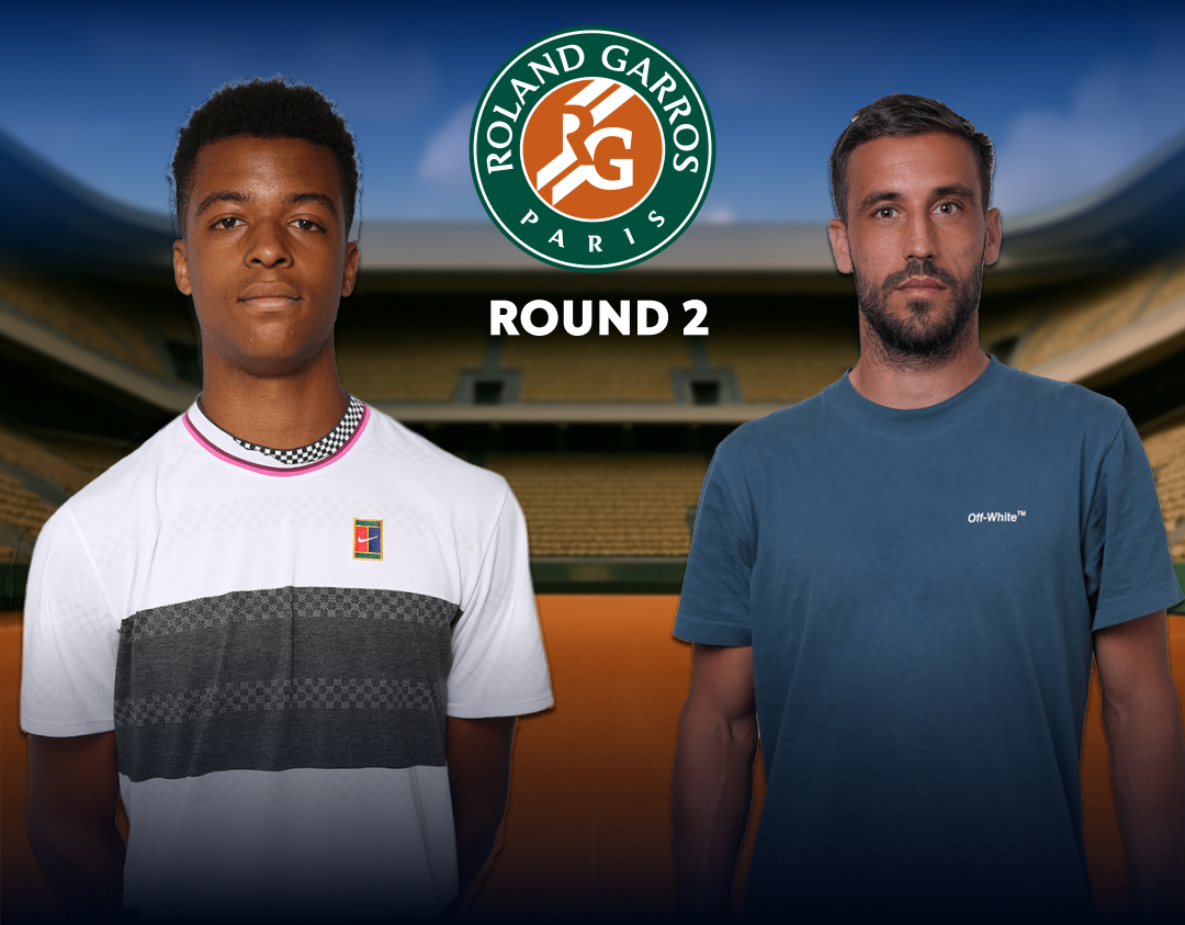 Round 2 of roland garros 2025 banner