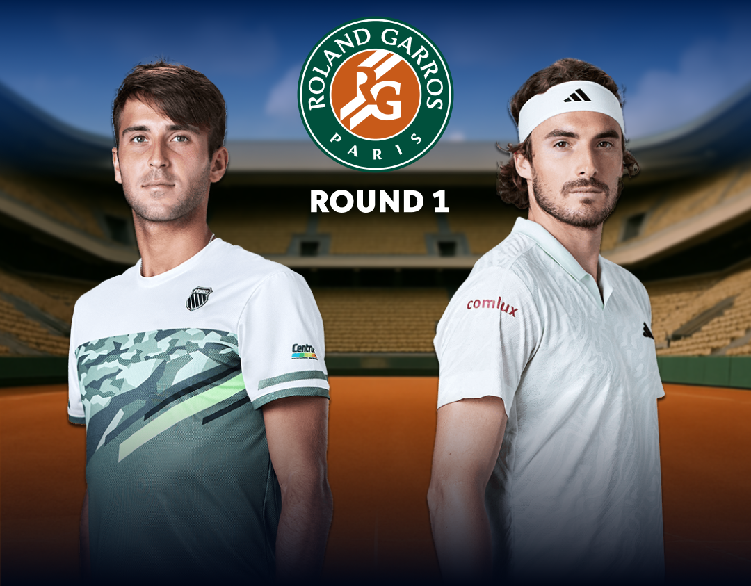 Round 1 of roland garros 2025 banner