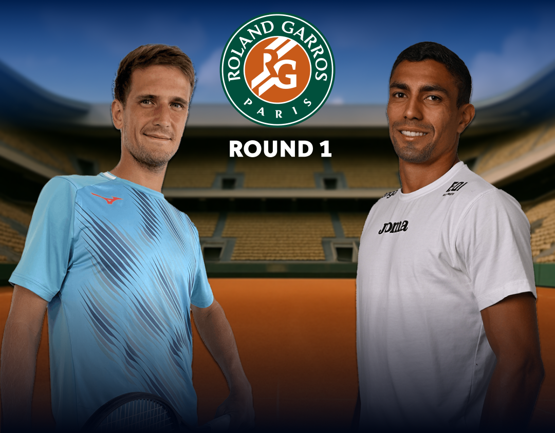Round 1 of roland garros 2025 banner