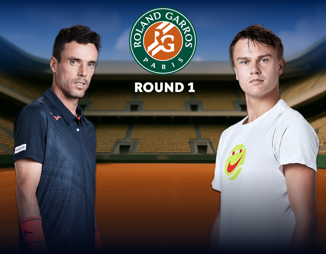 Round 1 of roland garros 2025 banner