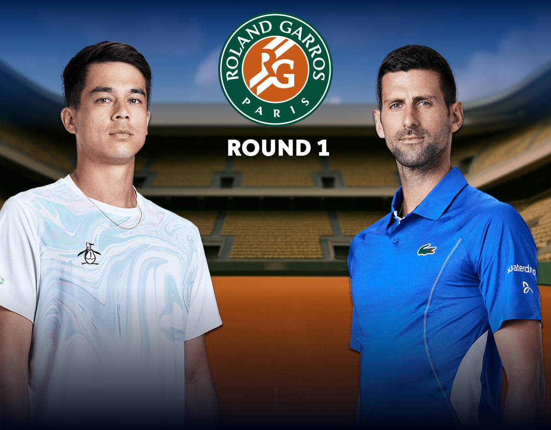 Round 1 of roland garros 2025 banner