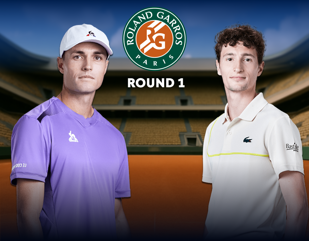 Round 1 of roland garros 2025 banner