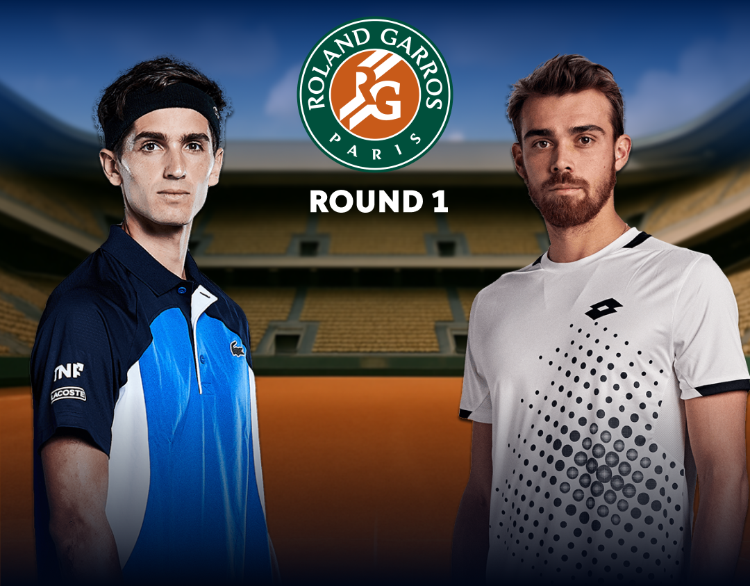 Round 1 of roland garros 2025 banner