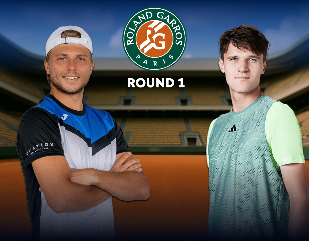 Round 1 of roland garros 2025 banner