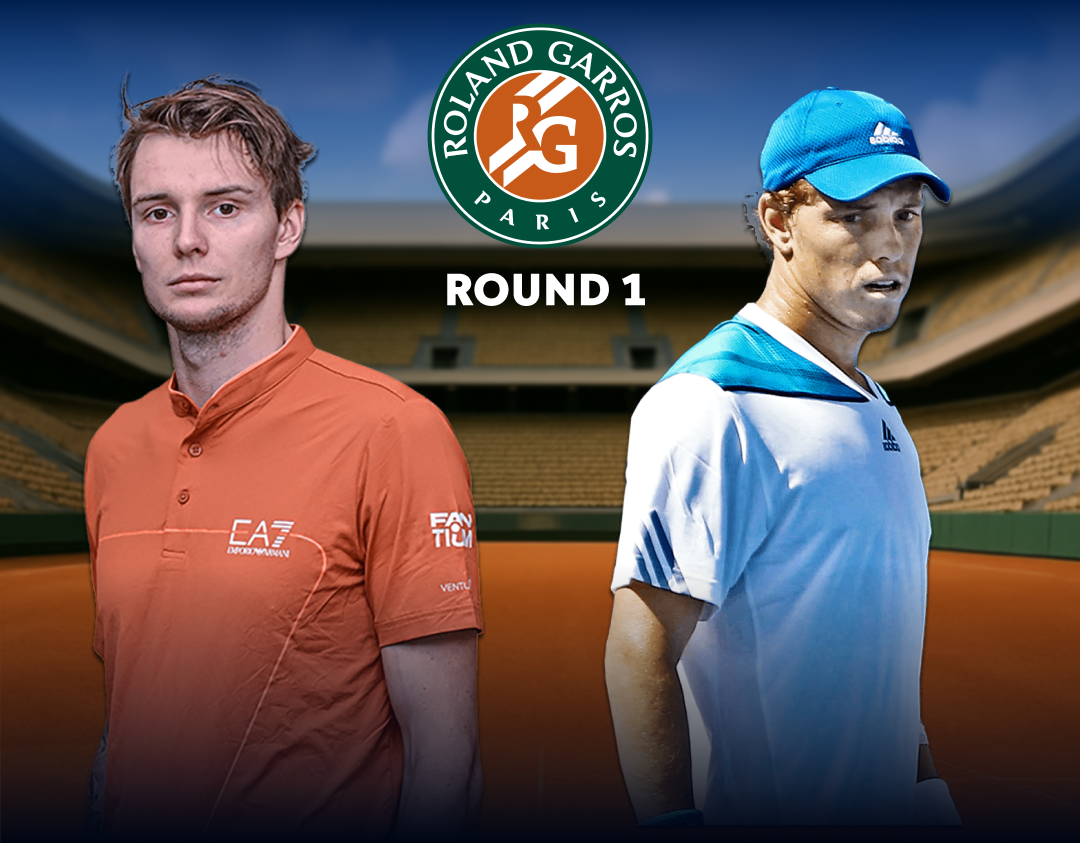 Round 1 of roland garros 2025 banner