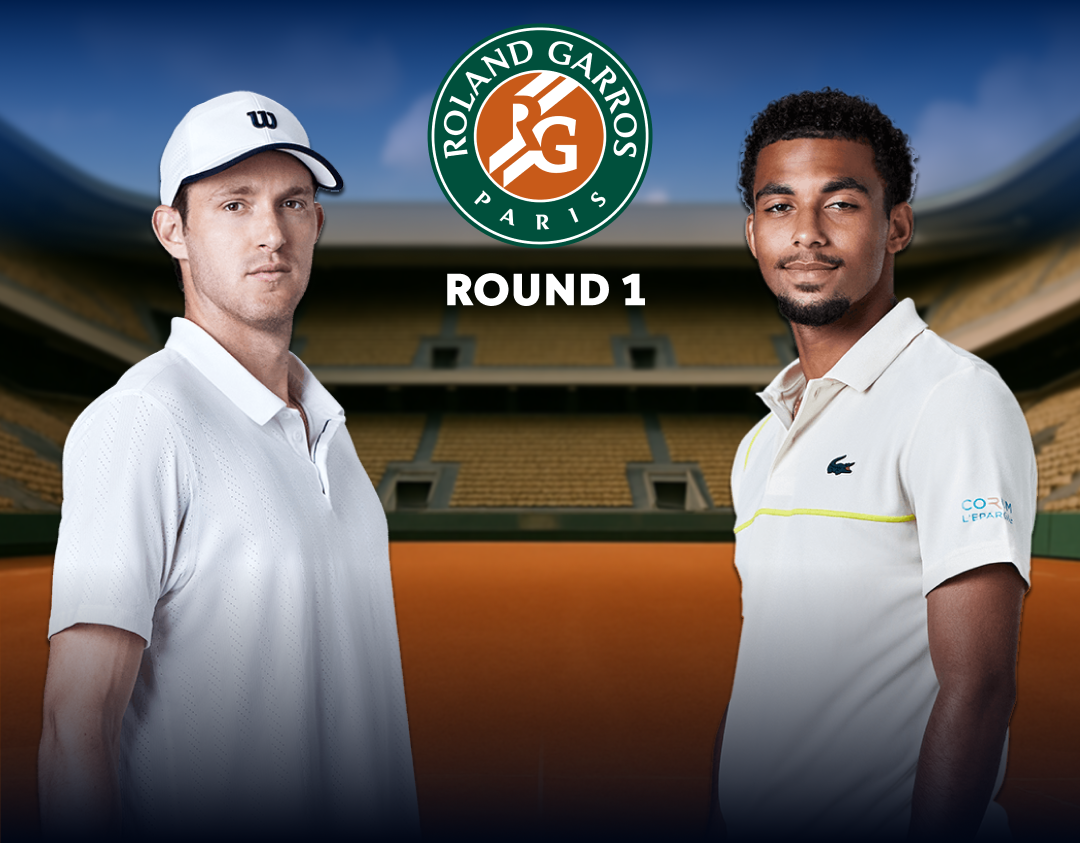 Round 1 of roland garros 2025 banner