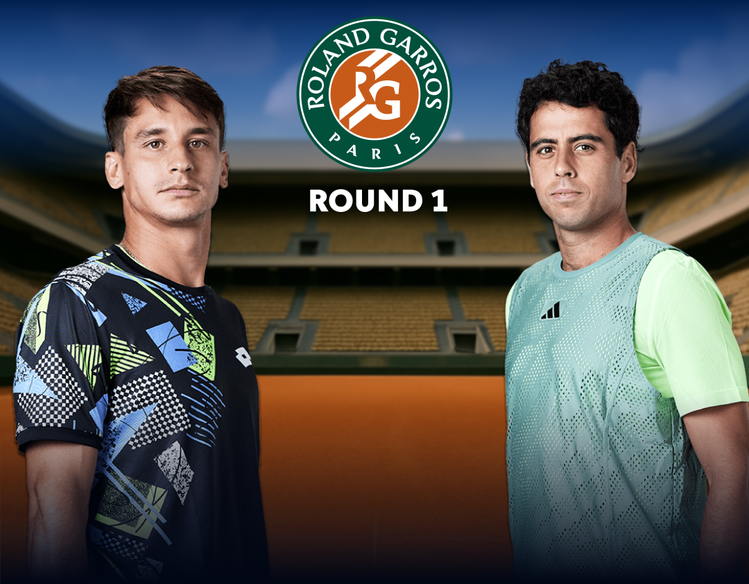 Round 1 of roland garros 2025 banner