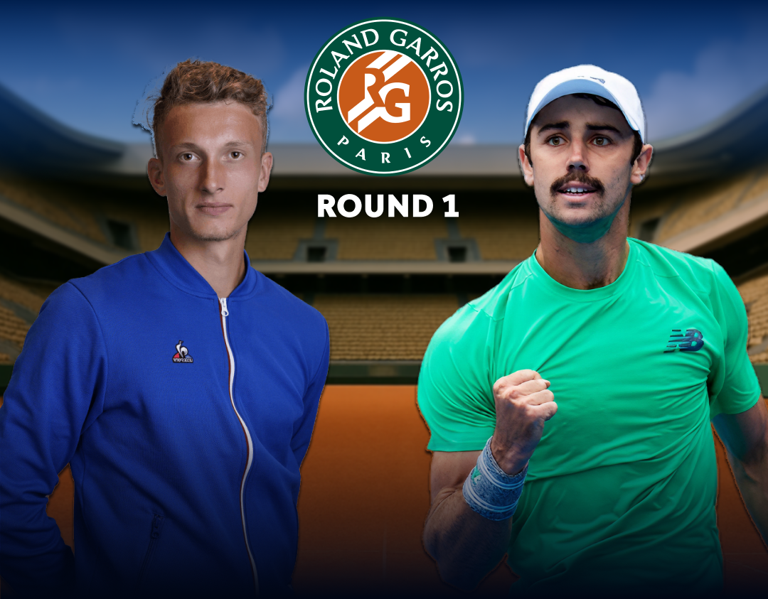 Round 1 of roland garros 2025 banner