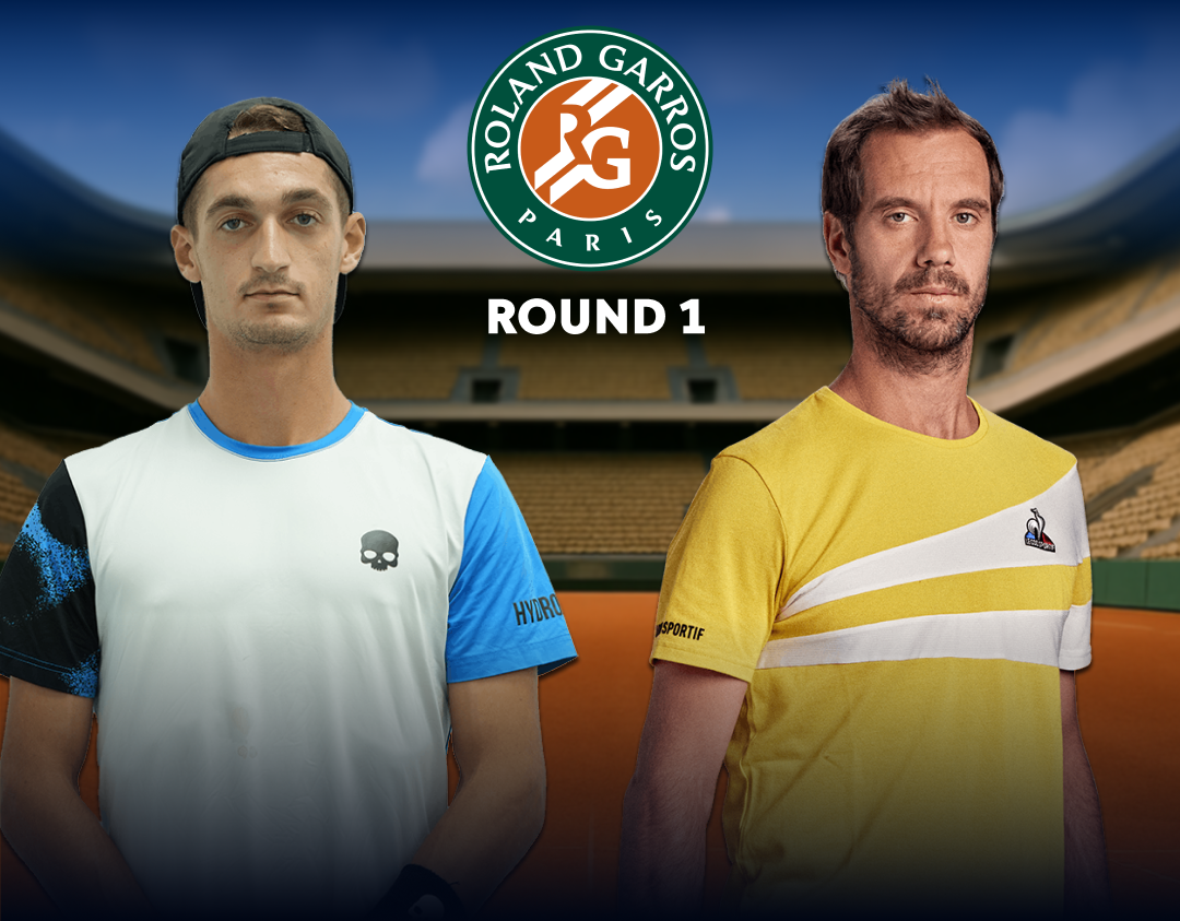 Round 1 of roland garros 2025 banner