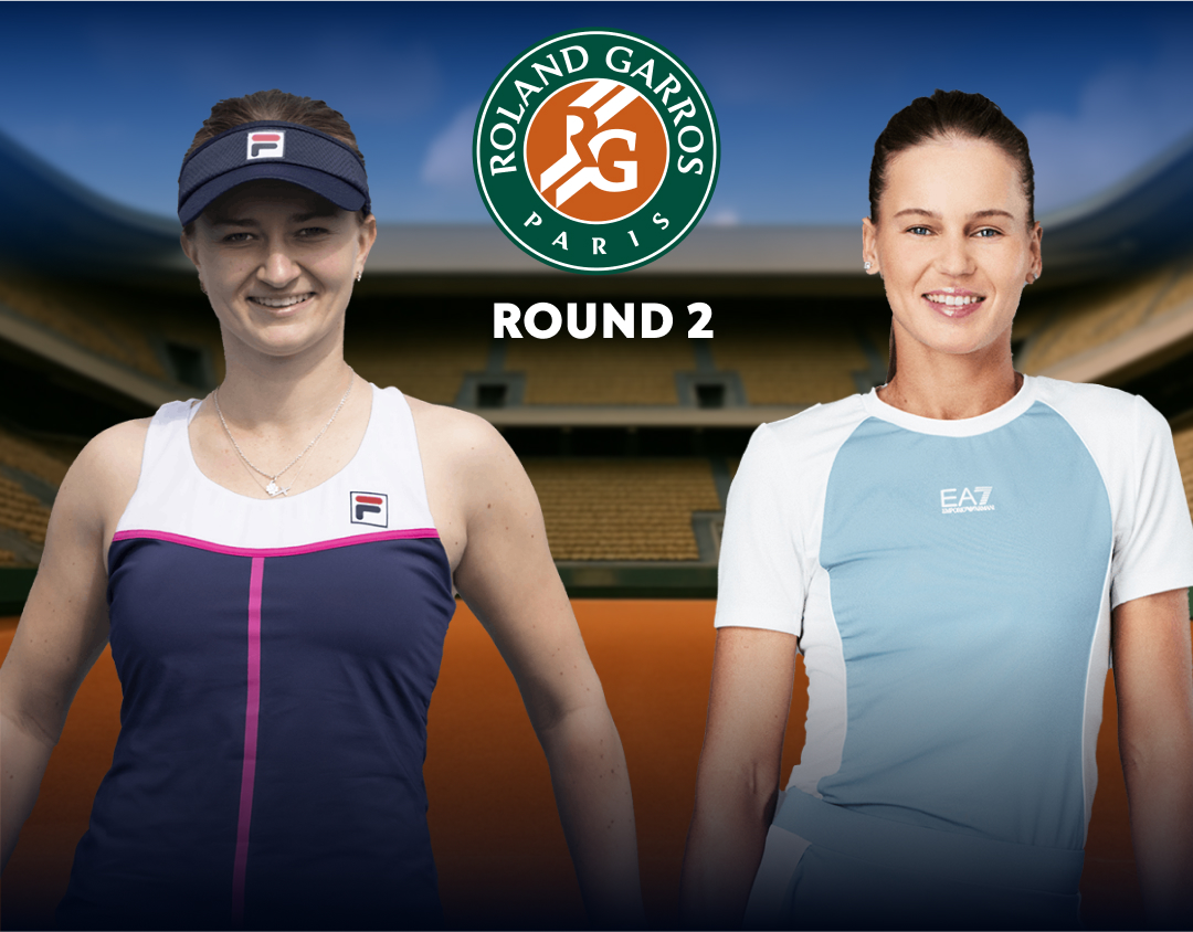 Round 2 of roland garros 2025 banner