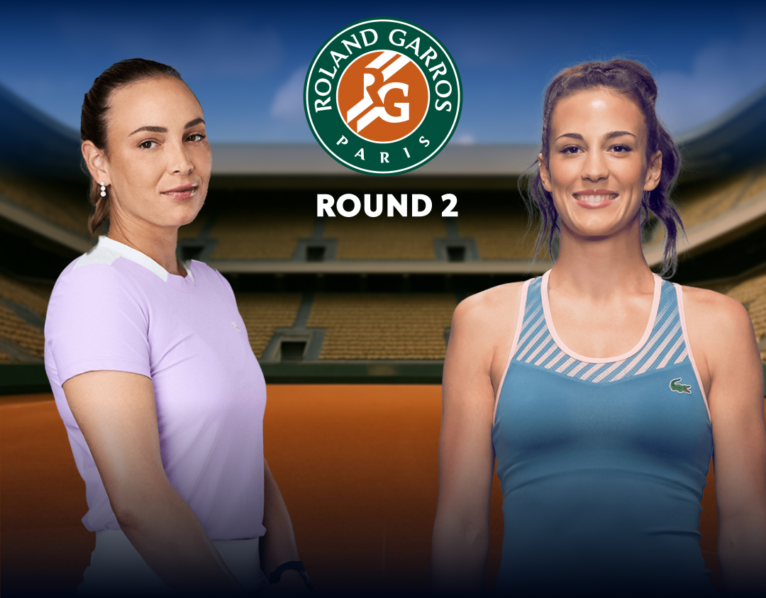 Round 2 of roland garros 2025 banner