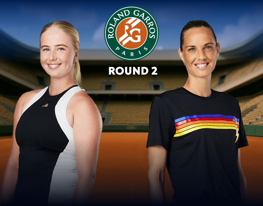 Round 2 of roland garros 2025 banner
