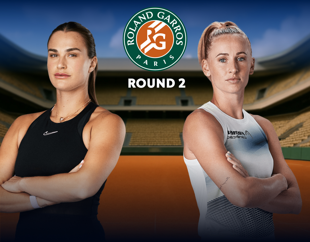 Round 2 of roland garros 2025 banner